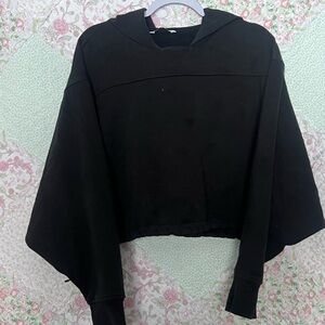 DSG Cropped Black Hoodie